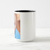 NOUVEAU BÉBÉ AJOUTER PHOTO CUSTOM Coffee Mug (Centre)