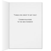 Nouveau bébé Bienvenue à la Tribe Petit Guerrier (Intérieur (Droit))