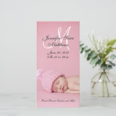 Nouveau bébé Cartes photos Faire-part de naissance (Debout devant)