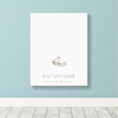 Nouveau Bébé Empreintes digitales Livre d'or - Jau (Insitu (Plancher de Bois))