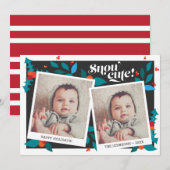 Nouveau bébé Enfants Animaux Carte photo (Devant / Derrière)