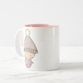Nouveau bébé fille Baby shower Mug (Devant gauche)