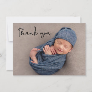 Nouveau bébé frère Faire-part Photo Merci