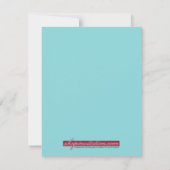 Nouveau bébé garçon photo Faire-part plat (Dos)