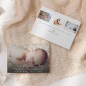 Nouveau bébé photo Elegant Faire-part de naissance