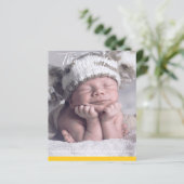 Nouveau bébé photo Merci Cartes Budget moderne (Debout devant)