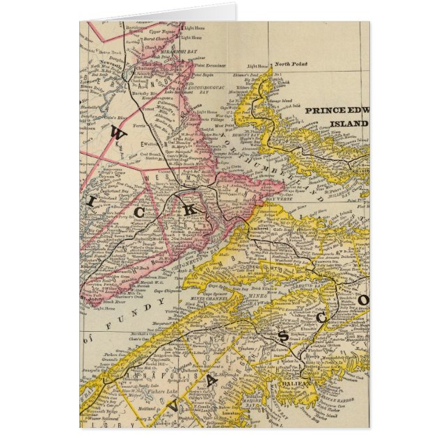 Nouveau-Brunswick, Nouvelle-Écosse (Devant)