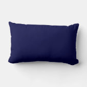 Nouveau cadeau Coussin bleu marine Lumbar solide (Verso)