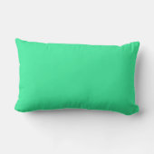 Nouveau cadeau de Coussin Mint Green Solid Lumbar (Verso)