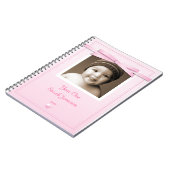 Nouveau Carnet de ruban rose bébé (Côté gauche)