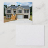 Nouveau Carte de visite de construction résidentie (Devant / Derrière)