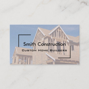 Nouveau Carte de visite de construction résidentie