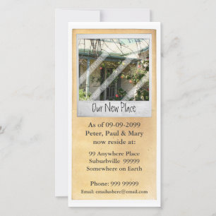 Nouveau Carte photo de notification d'adresse de d