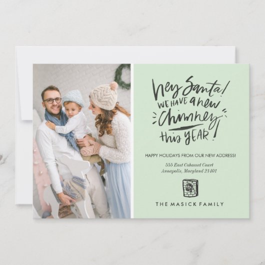 Nouveau Carte photo de vacances de Chimney (Devant)