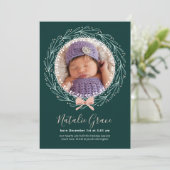 Nouveau Carte photo de vacances pour bébé (Debout devant)