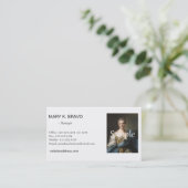 Nouveau ! cartes de visite photo, simple et élégan (Debout devant)