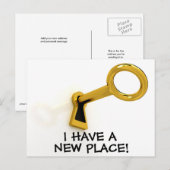 Nouveau changement d'adresse Carte postale (Devant / Derrière)