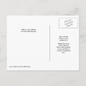 Nouveau changement d'adresse Carte postale (Dos)