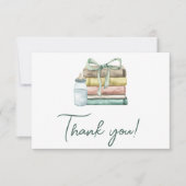 Nouveau chapitre Baby shower Merci (Devant)