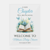 Nouveau Chapitre Blue Brunch Livre Bienvenue Baby (Recto)