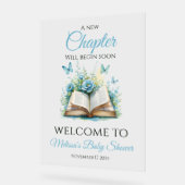 Nouveau Chapitre Blue Brunch Livre Bienvenue Baby (Angle)