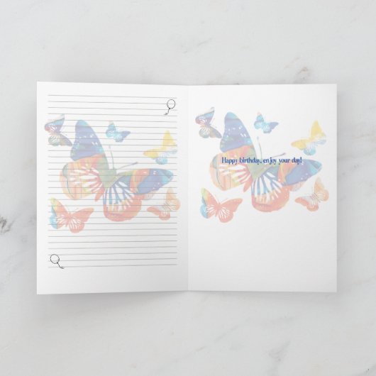 Nouveau chapitre Carte d'anniversaire (Intérieur)