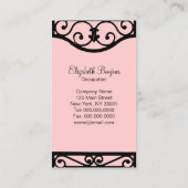 Nouveau chic ~ Carte de visite (Dos)