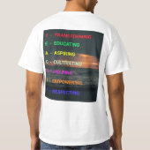 NOUVEAU & Chic ! T-shirts de l'enseignant de l'élé (Dos)