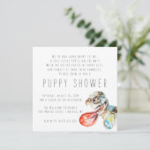 Nouveau chiot | Invitation à une fête de chiot (Debout devant)