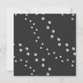 Nouveau chiot | Invitation à une fête pour chiot (Dos)
