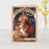 Nouveau Chocolat Carte de jour des mères (Fleur jaune)