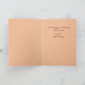 Nouveau Chocolate Verjaardag Kaart (Binnen)