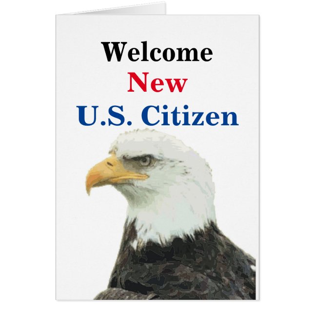 Nouveau citoyen bienvenu des États-Unis (Devant)
