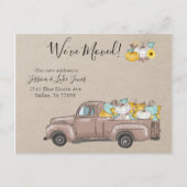 Nouveau Citrouille d'automne de Faire-part de dépl (Devant)