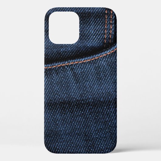 Nouveau Coque de poche bleu Jeans coque iphone de  (Verso)