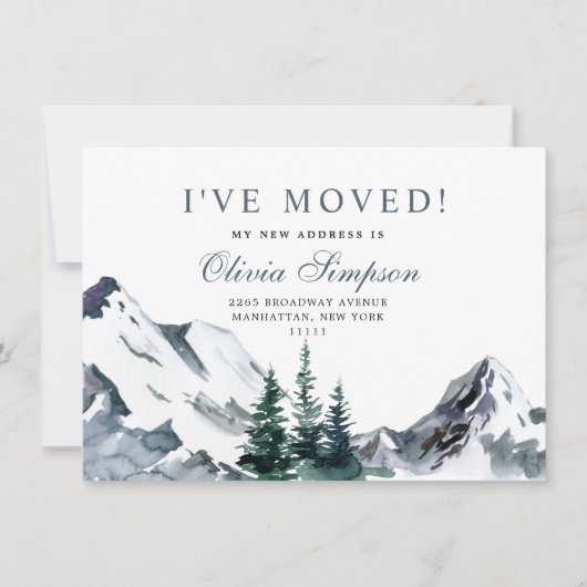 Nouveau cou de la carte de Faire-part mobile Woods (Devant)