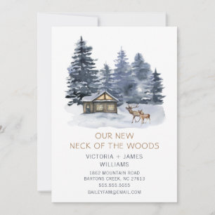 Nouveau Cou Des Bois   Faire-part de déplacement