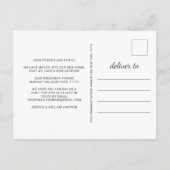 Nouveau cou du Faire-part de mouvement des bois (Dos)