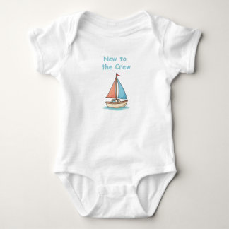 Nouveau dans l'équipage Sailboat Baby Body