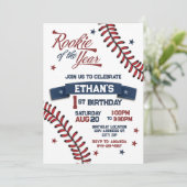 Nouveau de l'année première invitation anniversair (Debout devant)