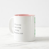 Nouveau début Mug à deux tons (Devant gauche)