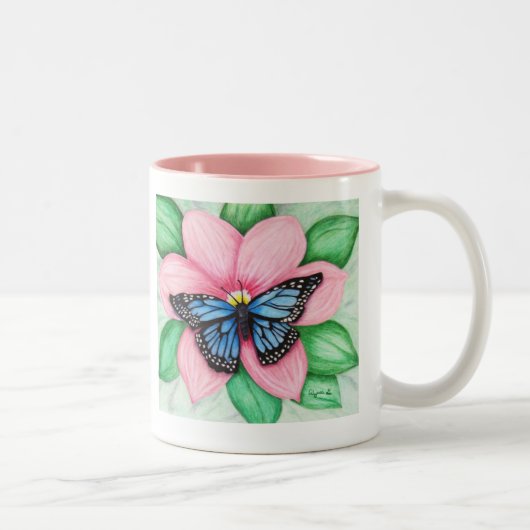 Nouveau début Mug à deux tons (Droit)