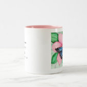 Nouveau début Mug à deux tons (Centre)