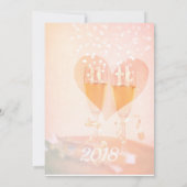 Nouveau Début/Nouvel An Thème/ Faire-part de maria (Dos)