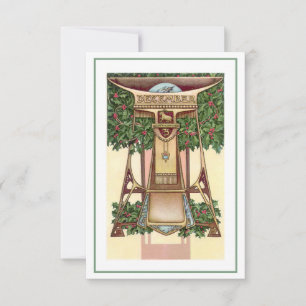 Nouveau Décembre capricorn invitation zodiac