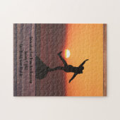 Nouveau départ personnalisable Jigsaw Puzzle cadea (Horizontal)