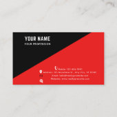 Nouveau design de carte de visite (Dos)