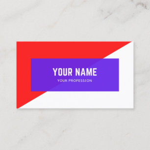 Nouveau design de carte de visite