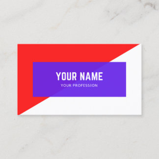 Nouveau design de carte de visite