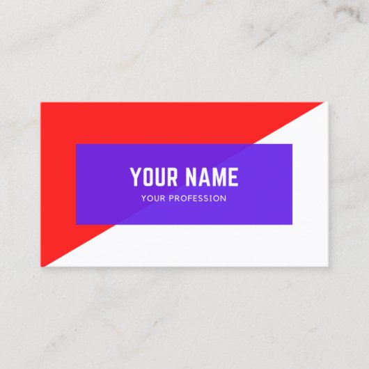 Nouveau design de carte de visite (Devant)